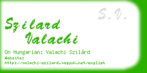 szilard valachi business card